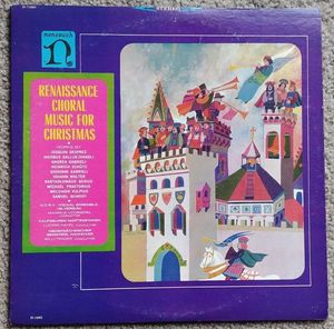 Renaissance Choral Music For Christmas cover