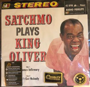 Satchmo Plays King Oliver by Louis Armstrong