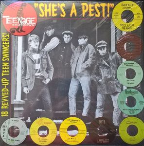 "She's A Pest!" (18 Revved-Up Teen Swingers!) cover